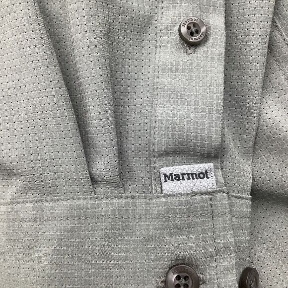 Marmot Mens Long Sleeve Button Up Lightweight Vented Shirt Size XL - Picture 6 of 9